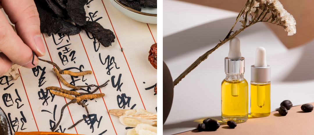 Chinese medicine roots and oil