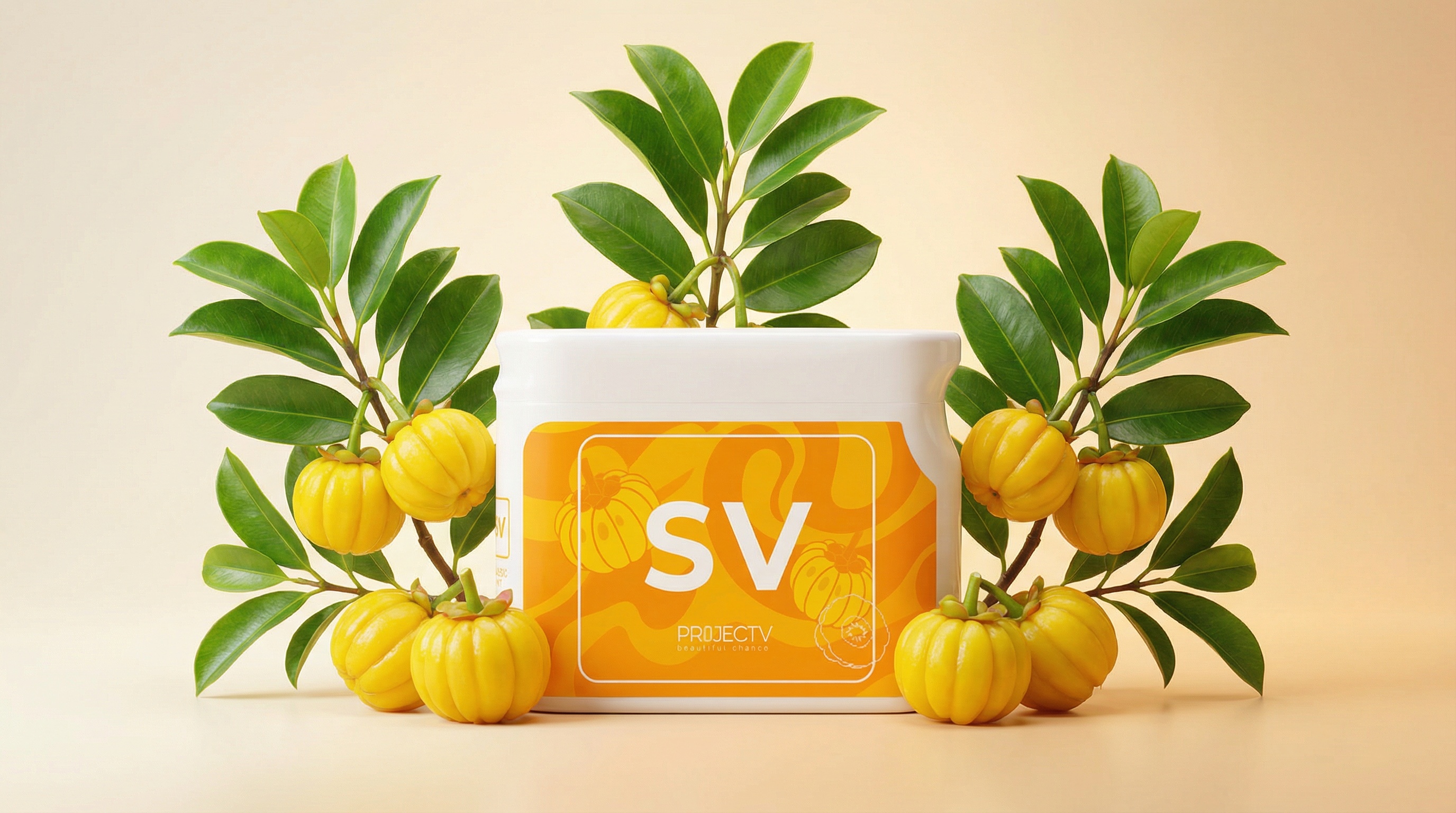 SV jar with garcinia cambogia fruit